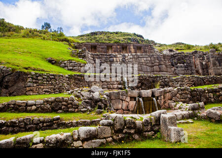 Tambomachay Ruinen in Cusco-Peru Stockfoto