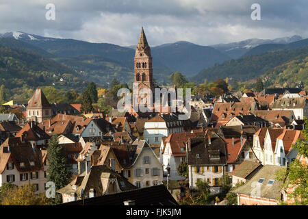 Stadt Münster-Elsaß-Frankreich Stockfoto