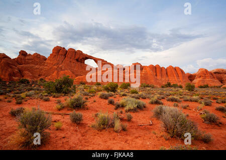 Szenen aus berühmten Arches-Nationalpark, Moab, Utah, USA Stockfoto