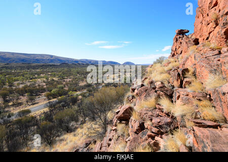 Namatjira Drive, West MacDonnell Ranges, Northern Territory, Australien Stockfoto