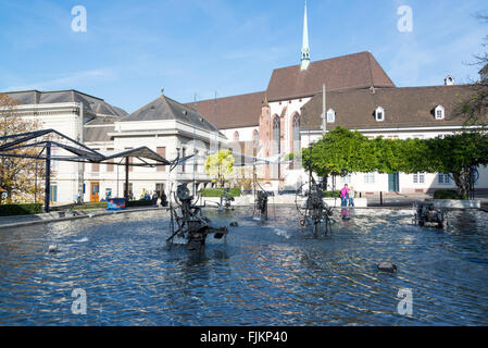 Tinguely-Brunnen in Basel, Schweiz Stockfoto