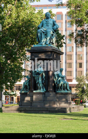 Deak Ferencz Denkmal in Budapest, Ungarn Stockfoto