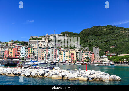 Porto Venere Stadt Stockfoto