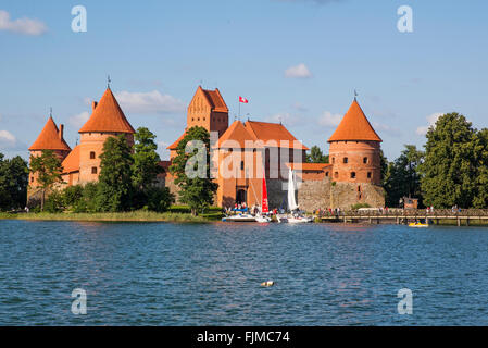 Geographie/Reisen, Litauen, Trakai, Trakai Burg, Additional-Rights - Clearance-Info - Not-Available Stockfoto