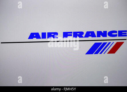 Markenname: "Air France", Berlin. Stockfoto