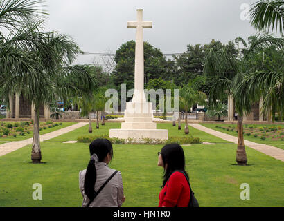 Die Commonwealth War Cemetery, Taukkyan Soldatenfriedhof in Yangon, Myanmar Stockfoto