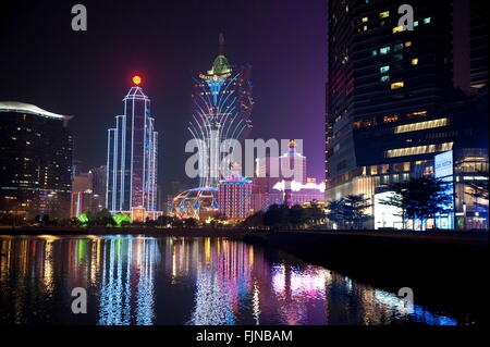 Geographie/Reisen, China, Macao, casino, Grand Lisboa, Additional-Rights - Clearance-Info - Not-Available Stockfoto