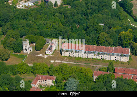 Meuse (55), Ville de Verdun, Citadelle, Batiments Situés Sur le Sommet (Vue Aerienne) / / Frankreich, Meuse (55), Verdun Stadt Citad Stockfoto