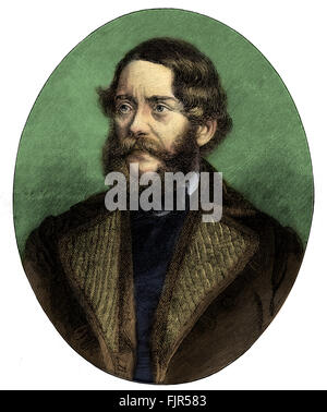 Lajos Kossuth - Porträt. Ungarischen Rechtsanwalt, Journalist, Politiker und Regent-Präsident der Ungarn im Jahre 1849. 19. September 1802 - 20. März 1894. Stockfoto