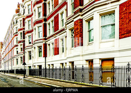 Wohnungen in London Bloomsbury Bereich; Haeuser in Bloomsbury Stockfoto