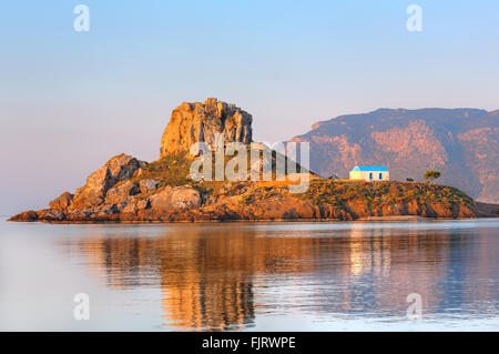 Kleine Insel Kastri in der Nähe von Kos, Griechenland Stockfoto