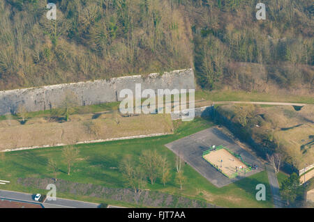 Meuse (55), Ville de Verdun, Citadelle, Remparts (Vue Aerienne) / / Frankreich, Meuse (55), Verdun Stadt, Zitadelle, Zinnen (Antenne Stockfoto