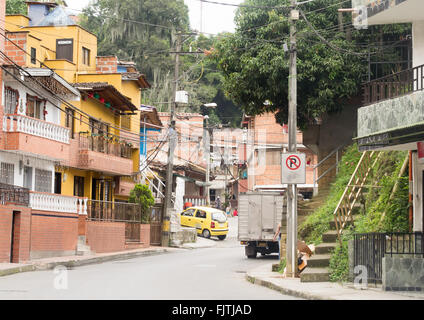 Typischen lateinamerikanischen Stadtansicht Stockfoto