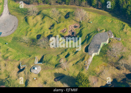 Meuse (55), Verdun, champs de Batailles De La 1ere Guerre Mondiale, Ouvrage de Froideterre (Vue Aerienne) / / Frankreich, Meuse (55) Stockfoto