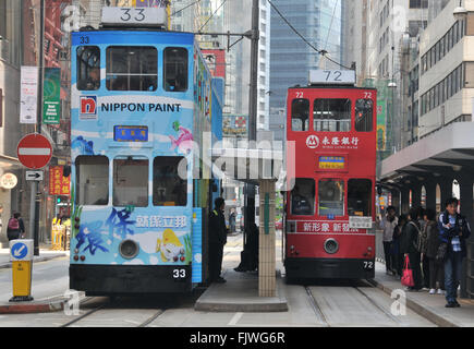 Straßenszene Hong Kong China Stockfoto