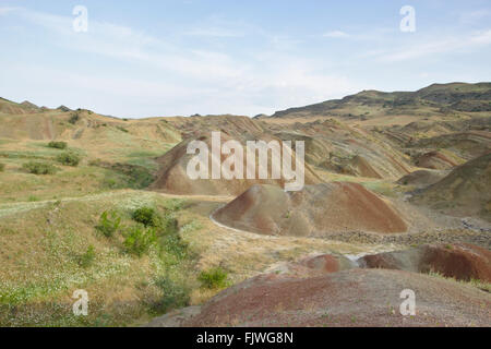 Steppe in der Nähe von David Gareja Kloster, Georgia Stockfoto