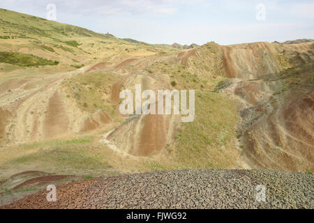 Steppe in der Nähe von David Gareja Kloster, Georgia Stockfoto