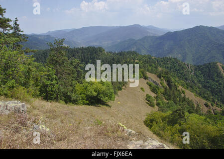 Berglandschaft in den kleinen Kaukasus, über Likani, Borjomi-Kharagauli Nationalpark, Georgien Stockfoto