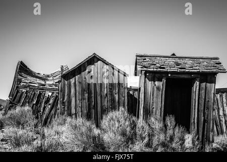 Ghost Town Bodie, ex-Goldmine in Kalifornien Stockfoto