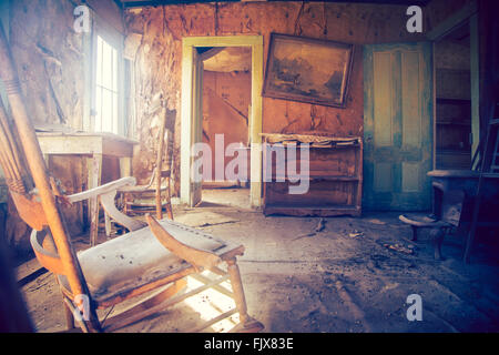 Ghost Town Bodie, ex-Goldmine in Kalifornien Stockfoto