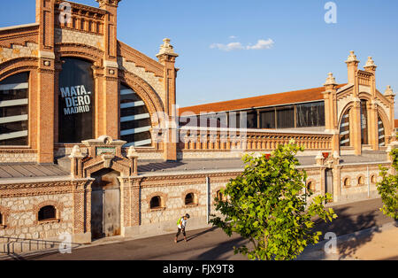 Matadero Madrid Rio Park. Madrid, Spanien. Stockfoto