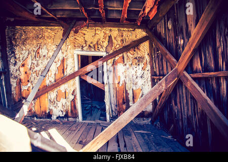 Ghost Town Bodie, ex-Goldmine in Kalifornien Stockfoto