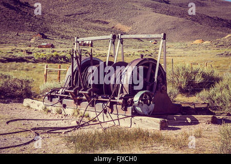 Ghost Town Bodie, ex-Goldmine in Kalifornien Stockfoto