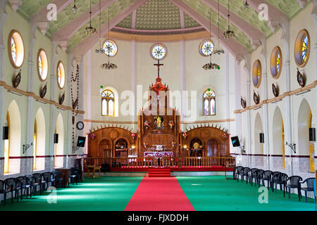 St. Marien Kirche Kanjirapally Kerala Indien Stockfoto