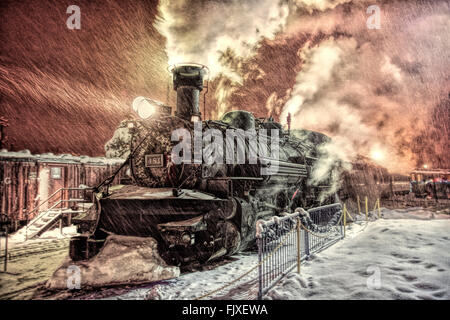 Polar Express, Durango, Colorado Stockfoto