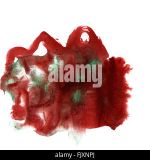 Aquarell Striche malen Konturfarbe Textur braun grün mit Platz für Ihren eigenen text Stockfoto