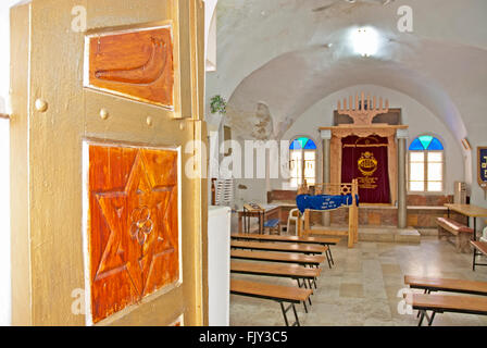 Alte Synagoge Pkiin, Israel Stockfoto