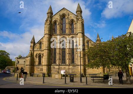 Hexham Abtei. Hexham, Northumberland, England, UK. Stockfoto