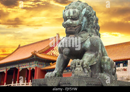 Das Palastmuseum in der verbotenen Stadt, China Stockfoto