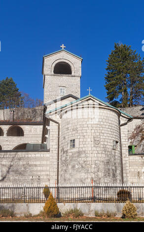 Cetinje Kloster in Montenegro. Gegründet im Jahre 1484 von Ivan Crnojevic, aktuelle Ansicht seit 1927 Stockfoto