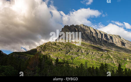 Schöne Ansicht des Glacier National Park gehören gehen auf die Straße der Sonne Stockfoto