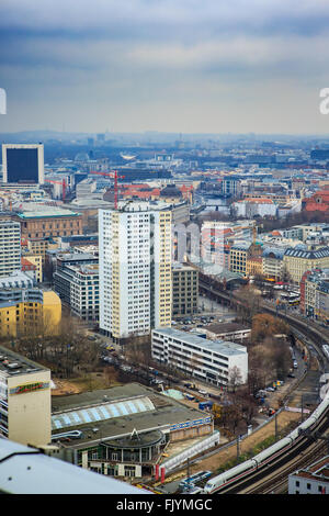 BERLIN, Deutschland - ca. März 2015: Blick über die Stadt Berlin Stockfoto