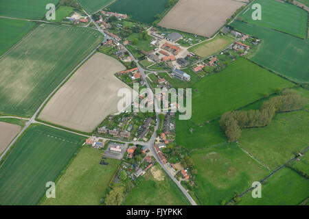 Einen tollen Blick auf die North Norfolk Dorf Wighton Stockfoto