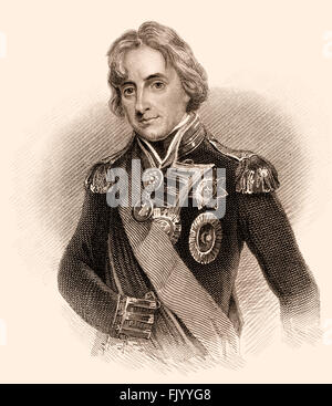 Horatio Nelson, 1. Viscount Nelson, 1. Baron Nelson of the Nile Herzog von Bronte, 1758-1805, britischer admiral Stockfoto