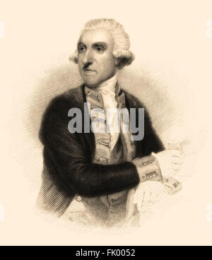 Samuel Hood, 1. Viscount Hood, 1724-1816, britischer admiral Stockfoto