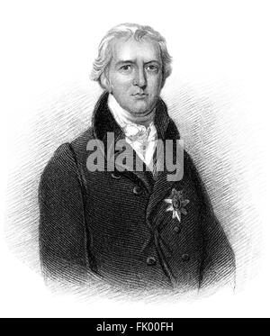 Robert Banken Jenkinson, 2. Earl of Liverpool, 1770-1828, ein englischer Politiker, Premierminister, Stockfoto