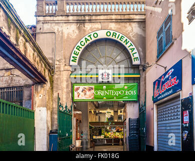 Italien Ligurien Genua Via XX Settembre Mercato Orientale Stockfoto