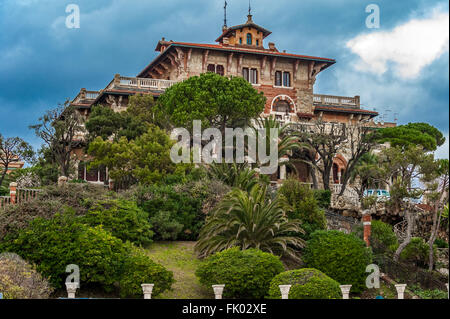 Italien Ligurien Genua Albaro Corso Italia Stockfoto