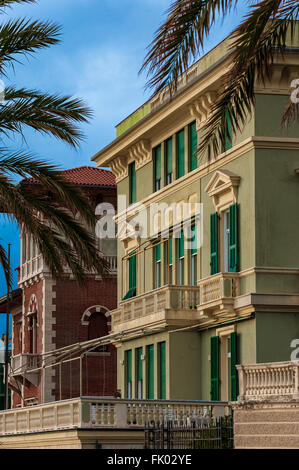 Italien Ligurien Genua Albaro Corso Italia Stockfoto