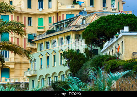 Italien Ligurien Genua Albaro Corso Italia Stockfoto