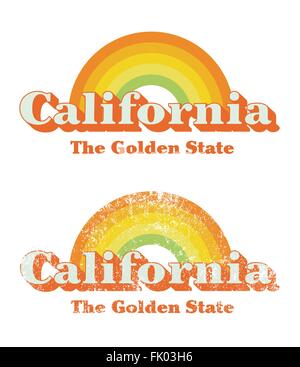 California vintage Stock Vektor