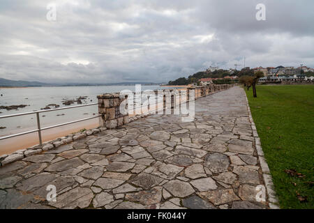 Real Sitio De La Magdalena, Strand, Santander, Kantabrien, Spanien. Stockfoto