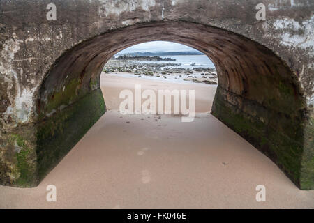 Real Sitio De La Magdalena, Strand, Santander, Kantabrien, Spanien. Stockfoto