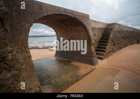 Real Sitio De La Magdalena, Strand, Santander, Kantabrien, Spanien. Stockfoto