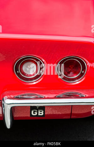 1969 Chevrolet Corvette Stingray abstrakt. Amerikanische Sportwagen-Klassiker Stockfoto