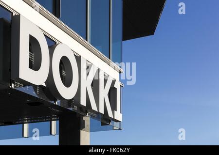 Urban-Media-Raum auch genannt Dokk 1 in Aarhus, Dänemark Stockfoto